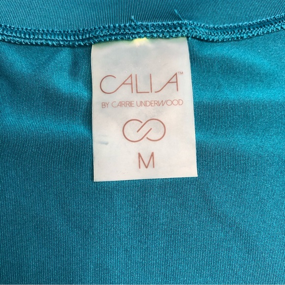 Calia Cold Shoulder Long Sleeve Top Teal - Picture 4 of 7